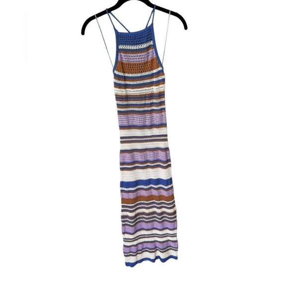 L*SPACE ALLEGRA KNIT DRESS Wildflower Crochet S - Picture 5 of 9